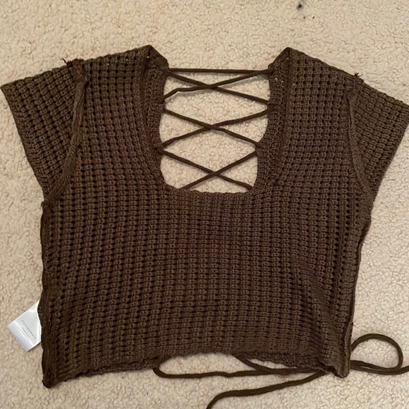 Peppermayo Tops - Peppermayo crochet top size s/m. Name on website : Love Like This Crochet Crop